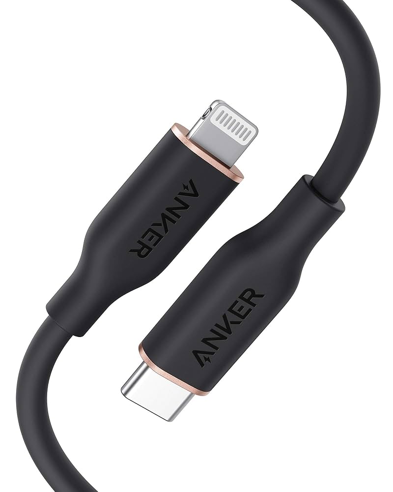 Anker Super Strong Surprisingly Soft PowerLine III Flow USB-C to Lightning Connector 0.9m