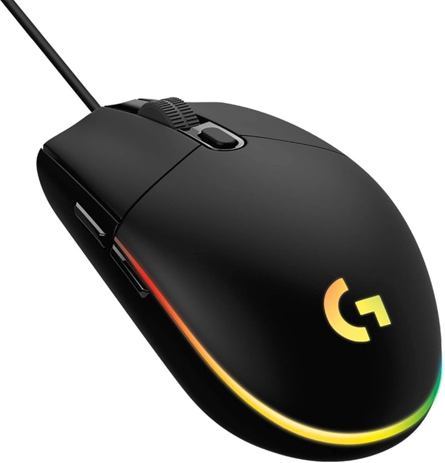 R8 RGB Esports Gaming Mouse - G203 Black