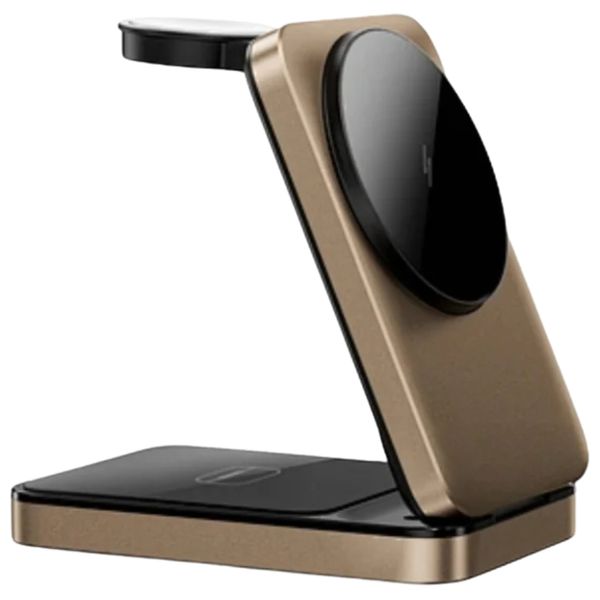Wiwu Triple 3 in 1 Wireless Charger - WI-W038 Gold