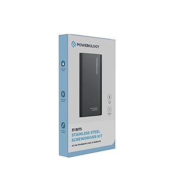 طقم مفكات براغي من الفولاذ المقاوم للصدأ Powerology 31 Bist