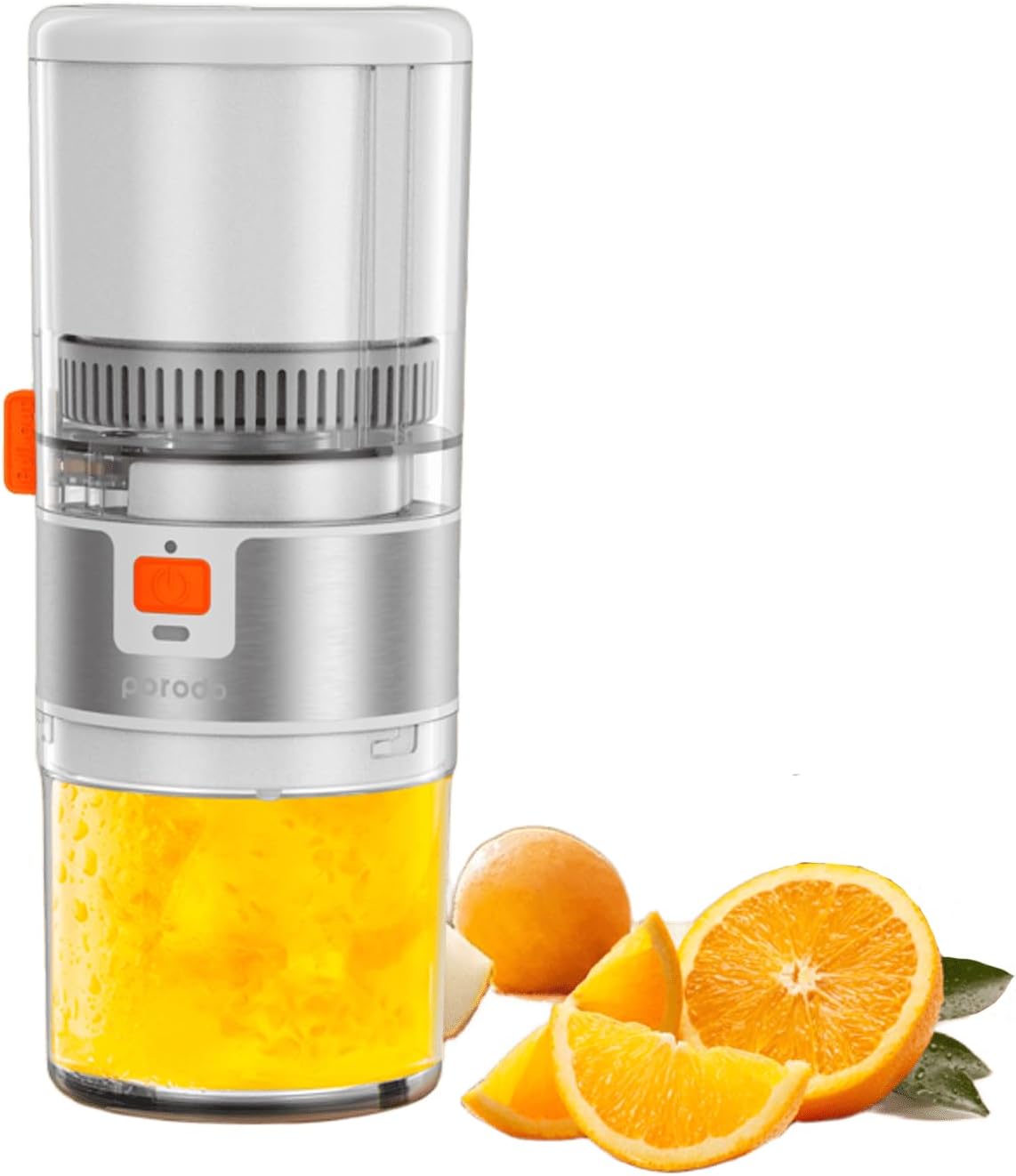 Porodo Portable Citrus Juicer Efficient Juice Extraction 500ml - White