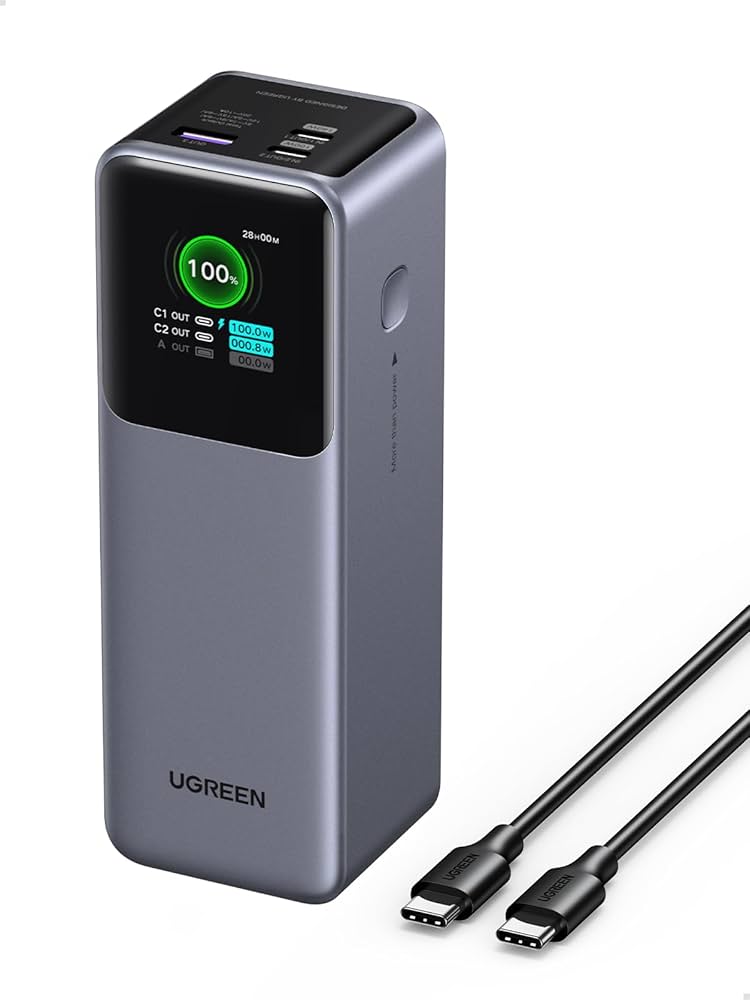 Ugreen Nexode 25000mAH Fast Charging Power Bank 200W