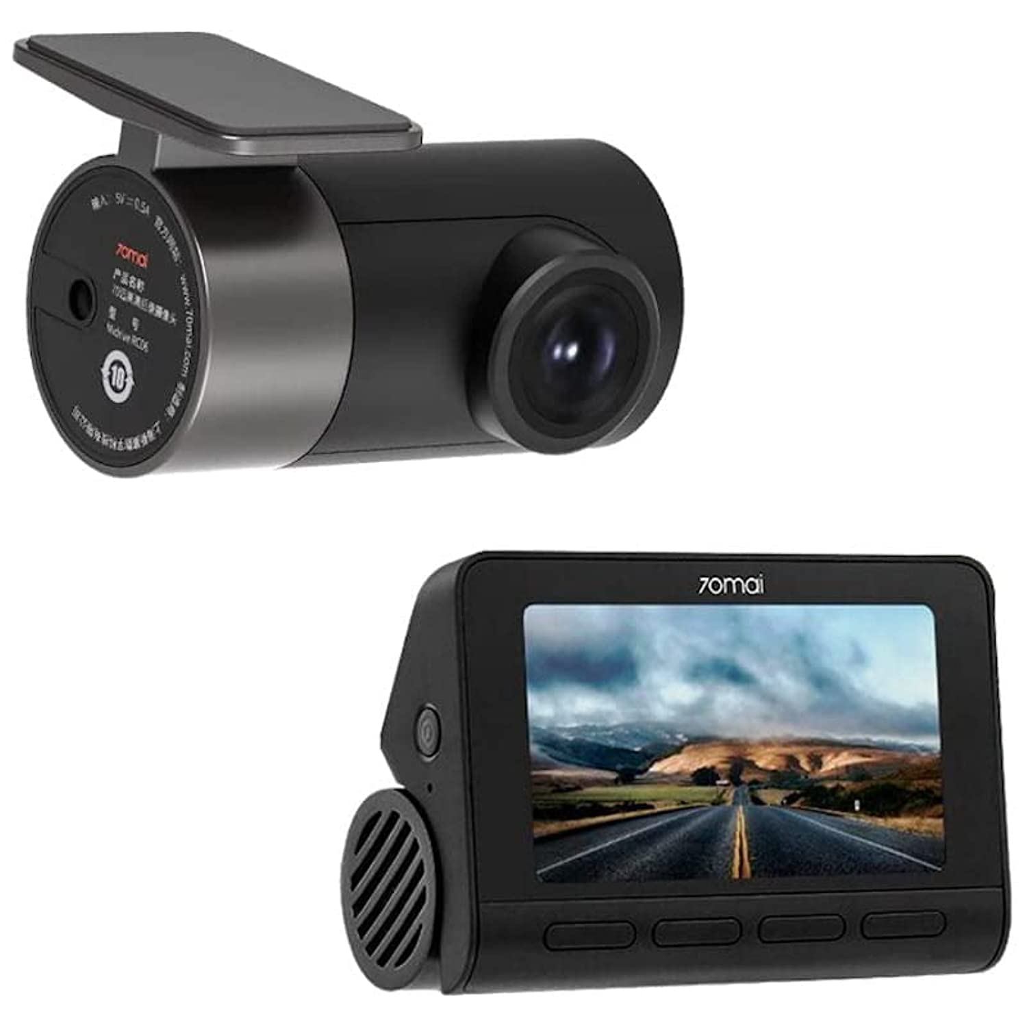 70mai Dash Cam A800S+Rear Cam Set 4K