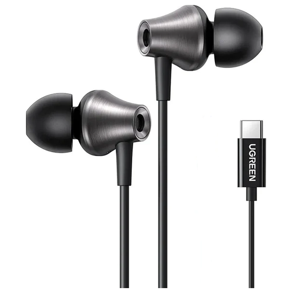 Ugreen IN-Ear Earphones With USB-C Connector - EP105 Black
