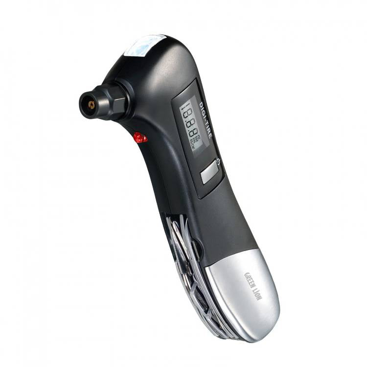 Green Lion Digital Tire Pressure Gauge 9 in 1 Rescue Tool