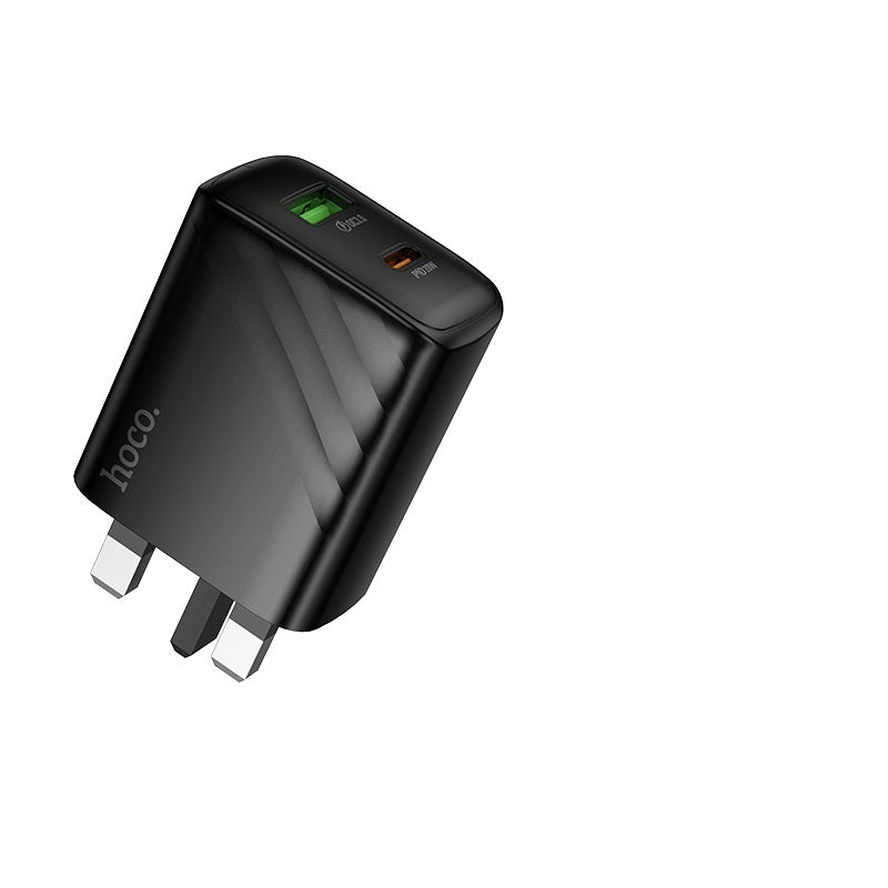 hoco Dual Port Charger Set 20W USB-C TO Lightning Cable - CS25B