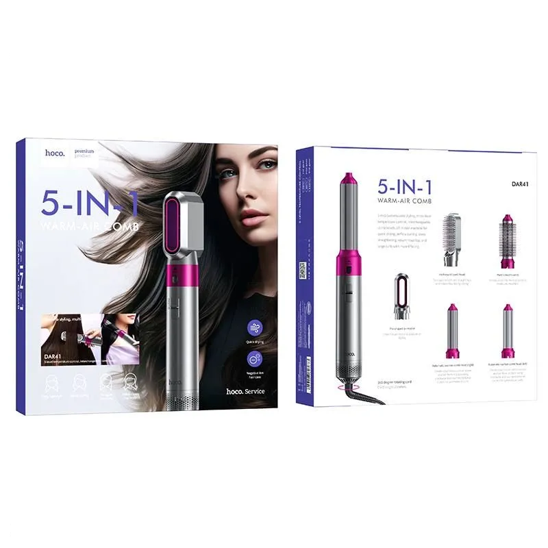 hoco 5 in 1 Warm-Air Comb - DAR41