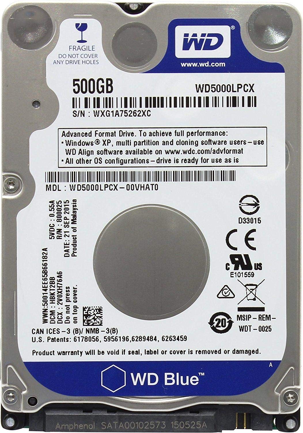 HARD HDD 500GB LAPTOP