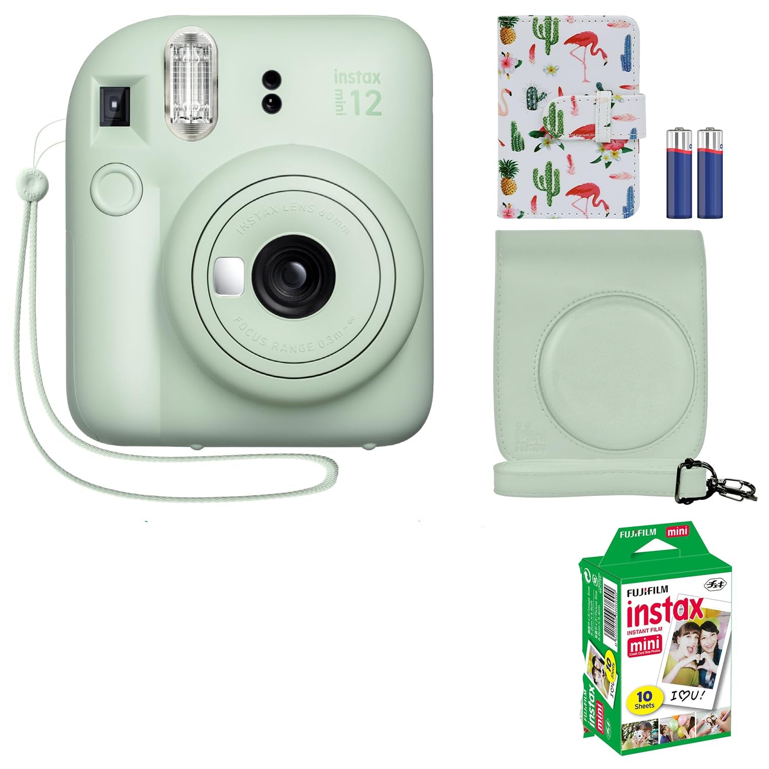 FujiFilm Instax mini 12 With Accessory Kit Mint Green