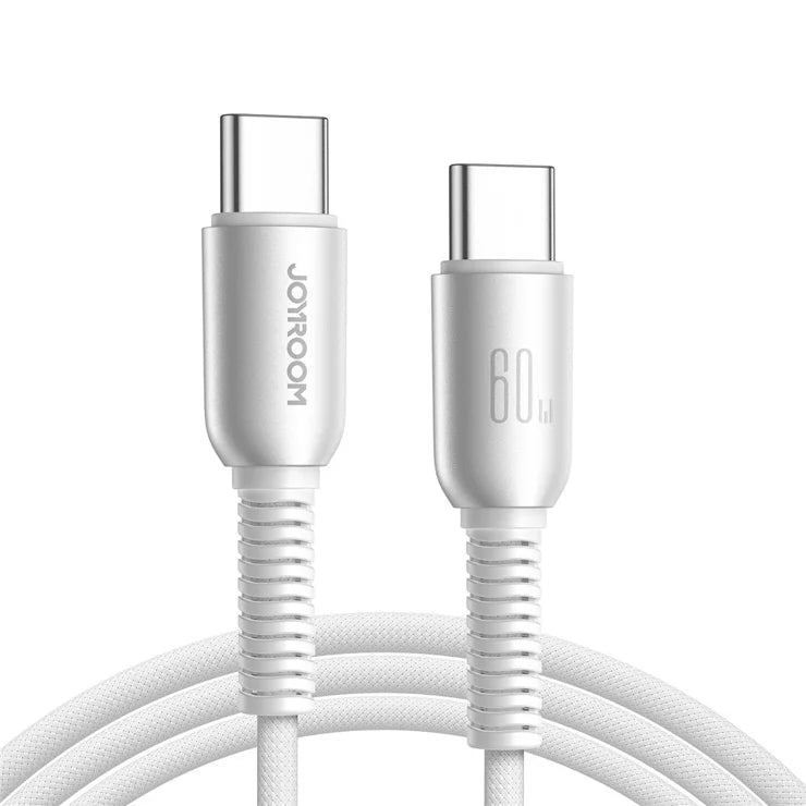 Joyroom Fast Charging Data Cable Type-c to Type-c 60W 1.2m S-A51 - Light Gray