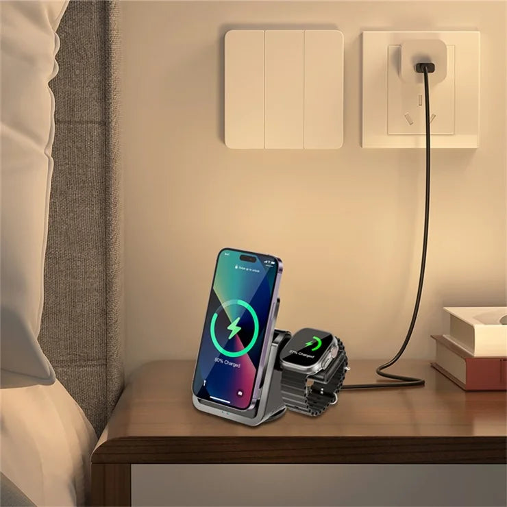 Wiwu Coolpad 3 IN 1 Wireless Charger 15W WI-W018