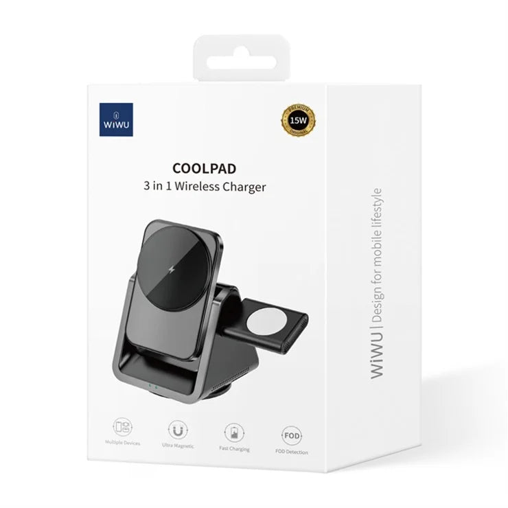 Wiwu Coolpad 3 IN 1 Wireless Charger 15W WI-W018