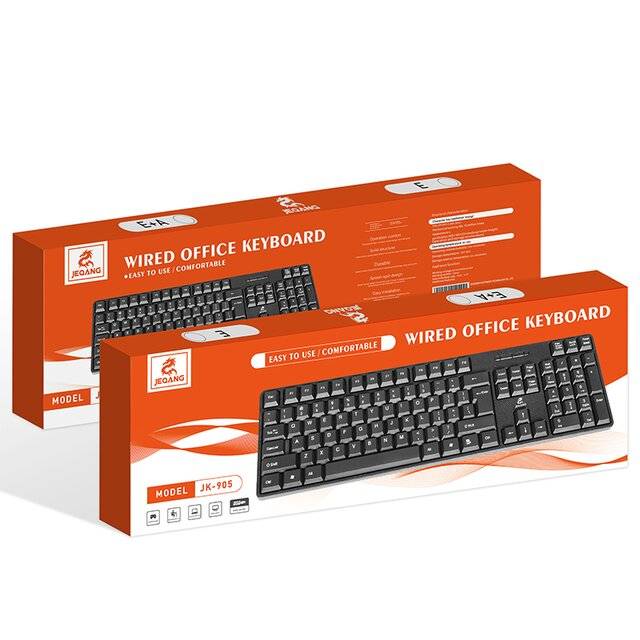 Jeqang Wired Office Keyboard - JK-905 Black