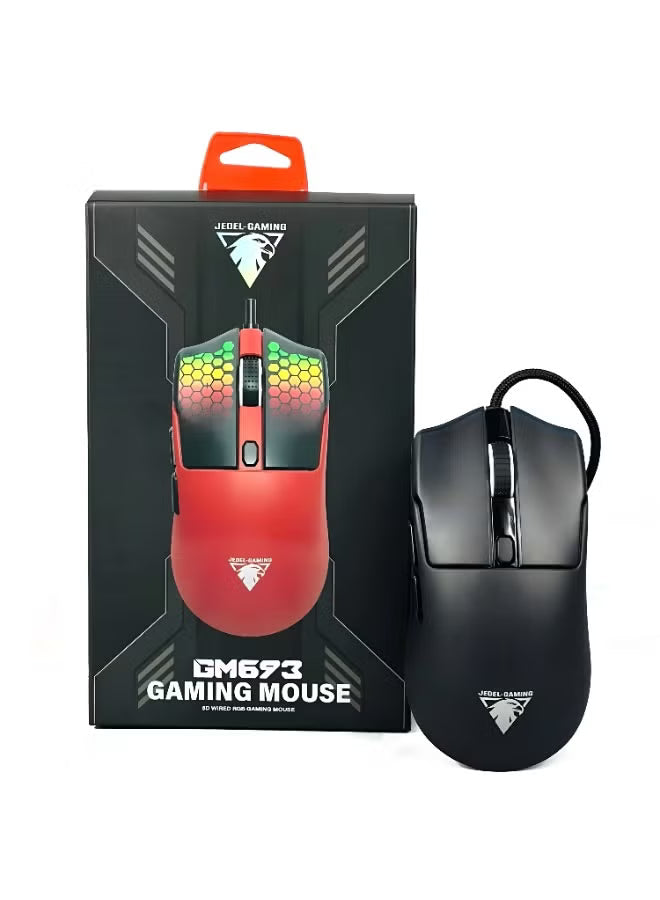 Jedel 6D Wired RGB Gaming Mouse - GM693