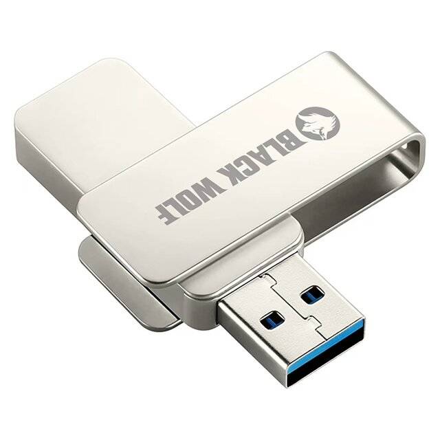 Black Wolf USB Flash Drive 64GB