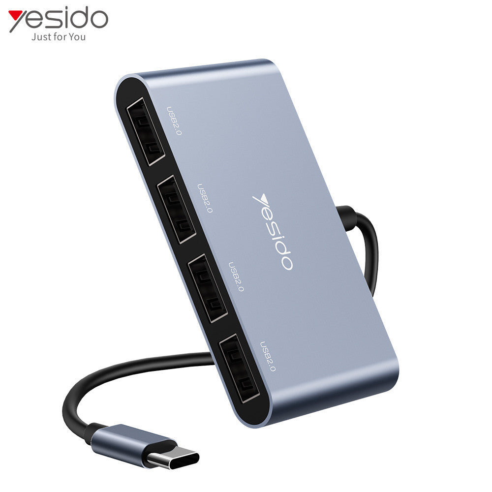 Yesido Hub Adapter Type-c High Speed Hub Splitter 4 USB - HB13