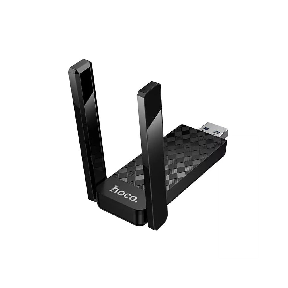 hoco Plug And Play Dual-Band USB Wireless Netwark Card HI34 Black