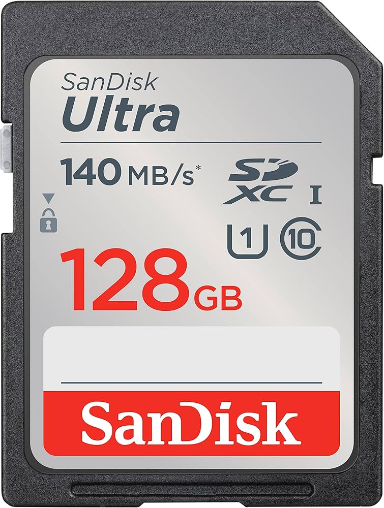Sandisk Ultra SD Card Camera 128GB