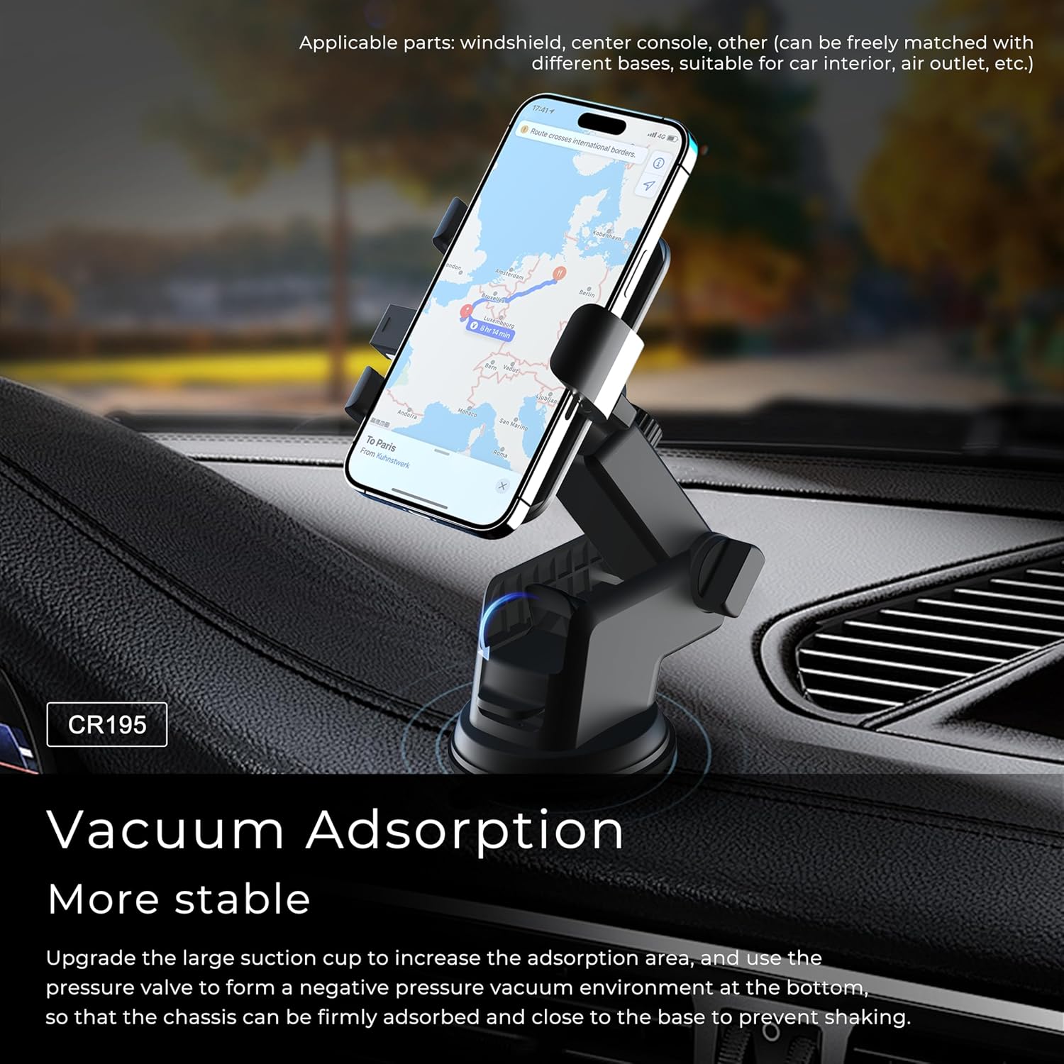 Lenyes Three-Grip Linkage Mobaile Phone Holder CR195