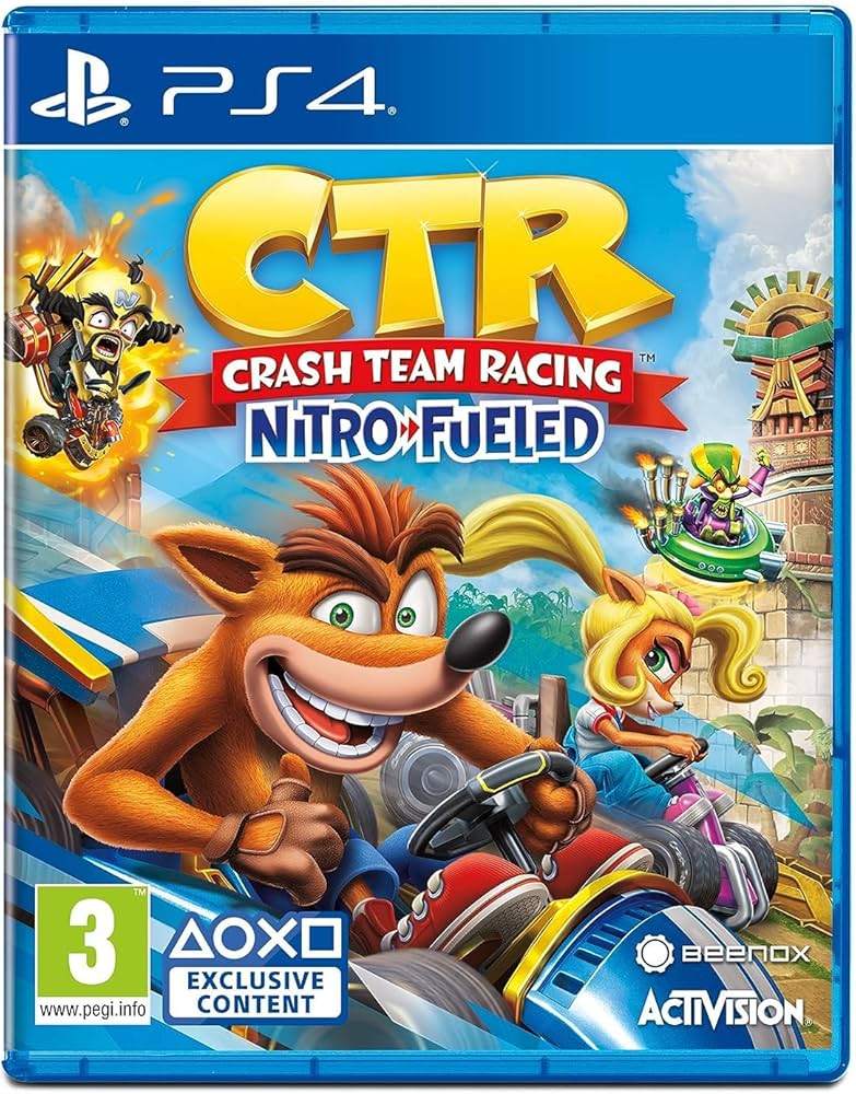 لعبة PS4 Ctr Crash Team Racing Nitro Fueled