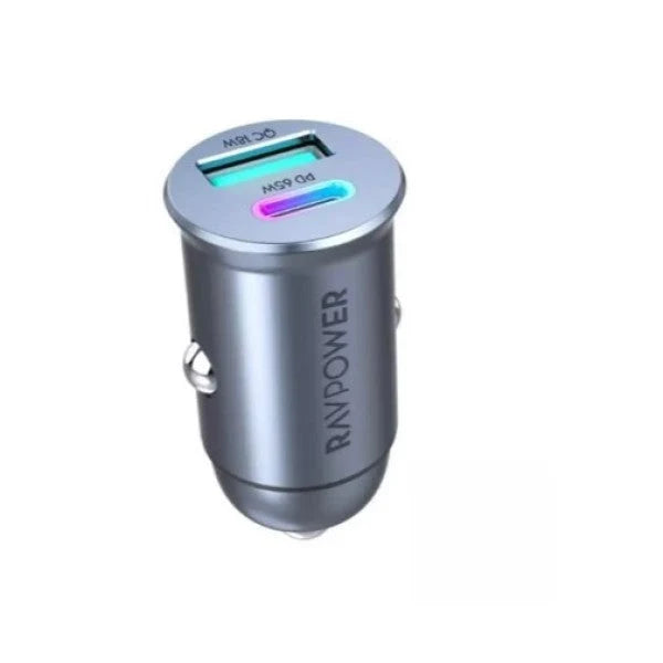 Ravpower PD Pioneer 65W 2-port Car Charger RP-VC1013 Gray