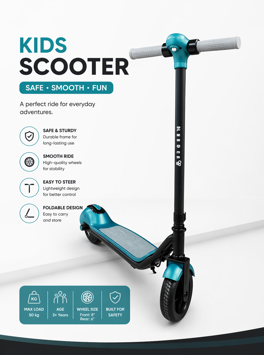 Baby Scooter Al-E65 GREEN