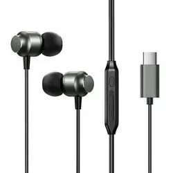 Joyroom In-Ear Metal Wired Earbuds JR-EC06 Black