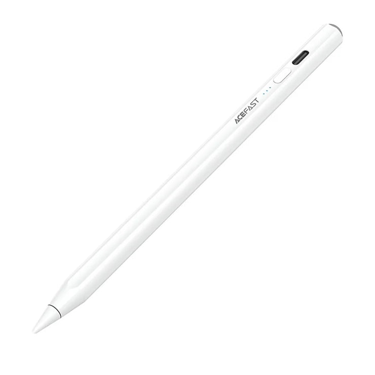 Acefast Capacitive Pen For iP Tablet Magnetic Attraction USB-C Charging - V2 White