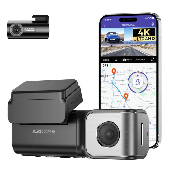 Azdome Dash Cam 4K M360