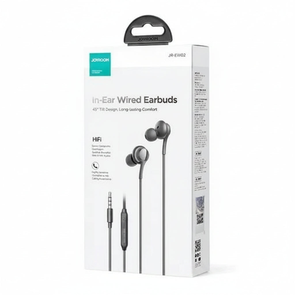 Joyroom In-Ear Wired Earbuds JR-EW02 Black