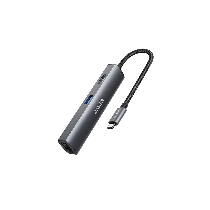 موزع USB-C 533 من Anker (5 في 1، نحيف)