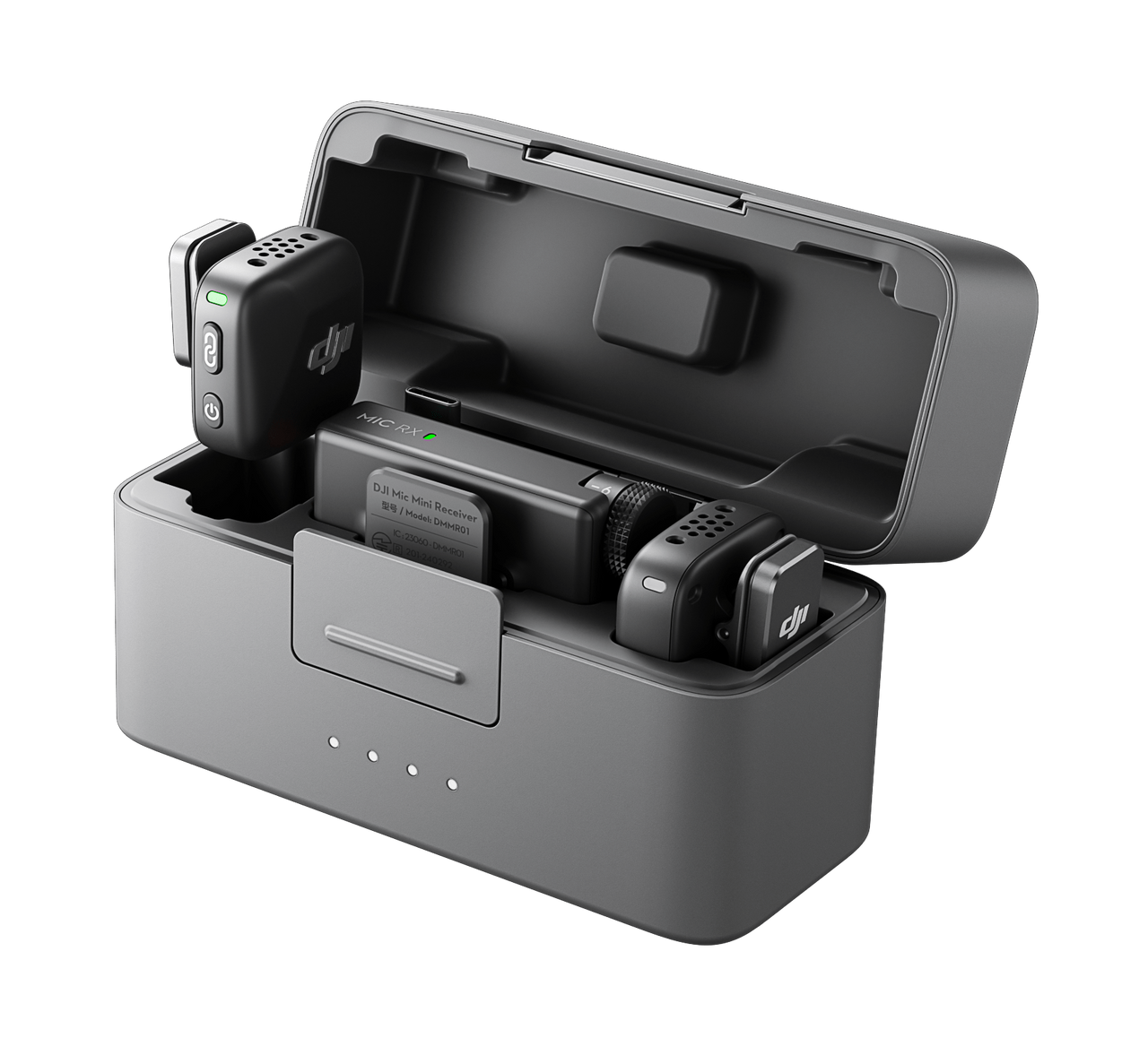 Dji Mic Mini wireless Microphone Sans Fil (2TX+1RX) Charging Case