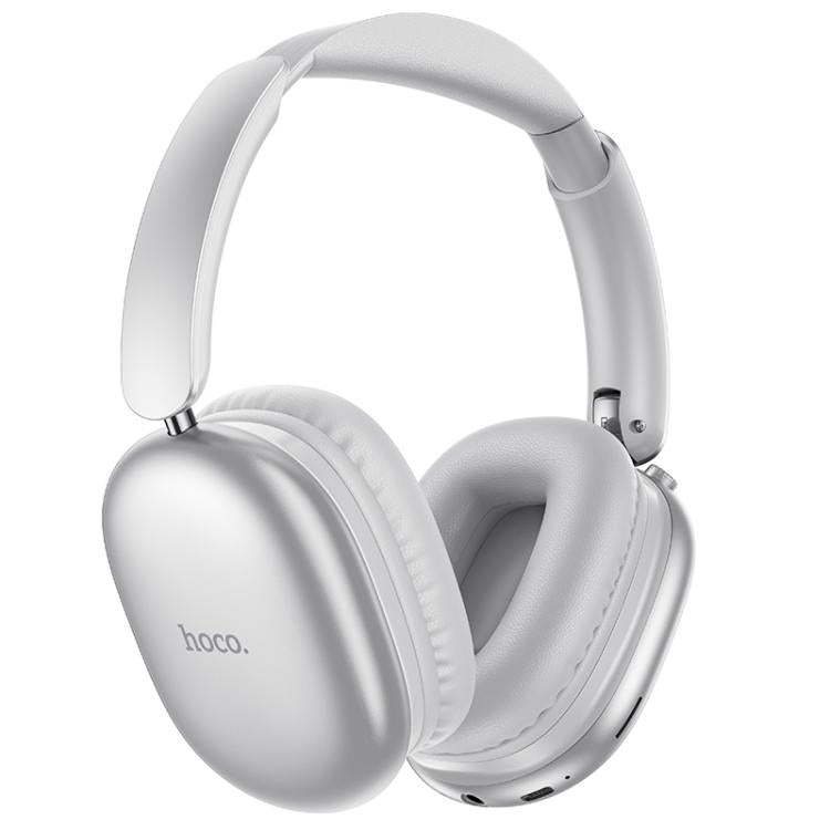 hoco Comfortable Telescopic Foldable Long Usage Time Wireless Headphones W73 Silver