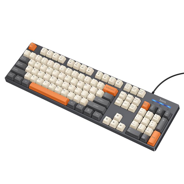 hoco 104Key 3-Color Wired Keyboard GM61 Star Gray