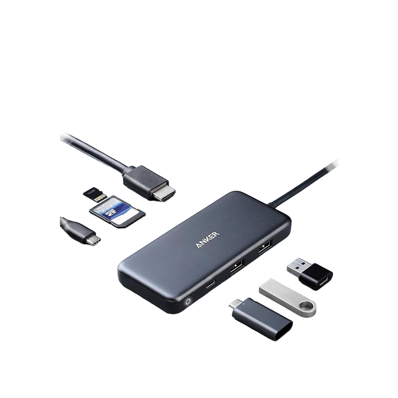 موزع Anker 341 USB-C (7 في 1)
