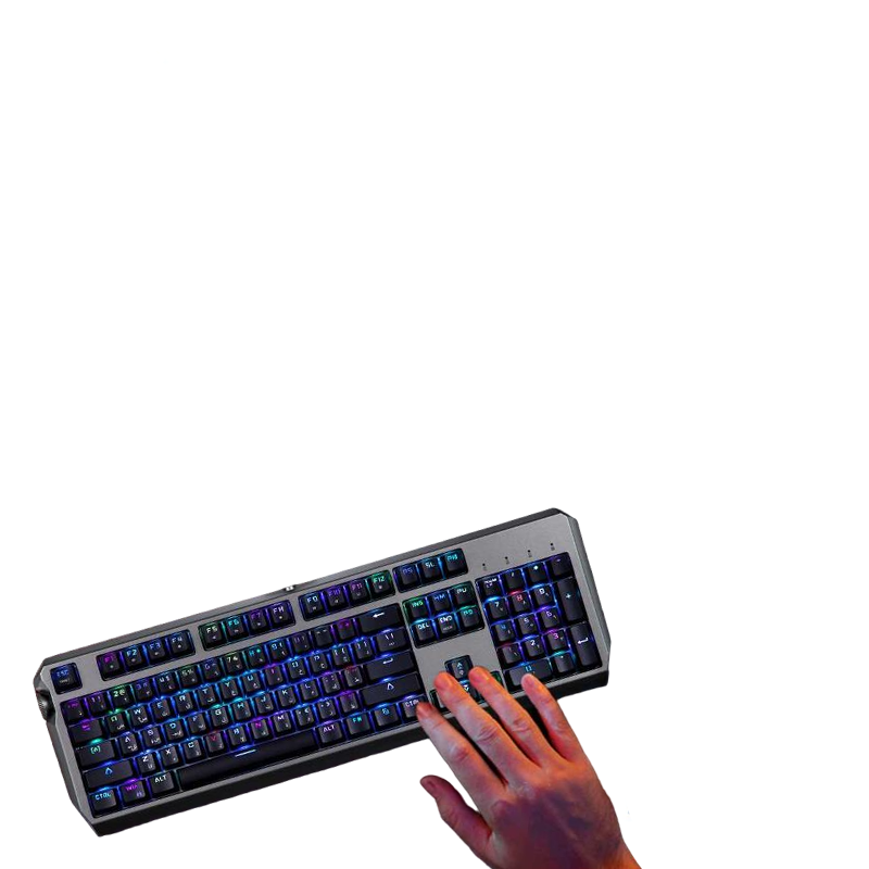 لوحة مفاتيح ألعاب Porodo مصنوعة من معدن عالي الجودة