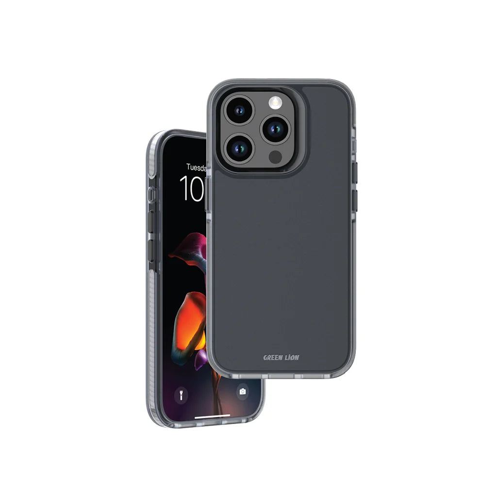 جراب IMD غير لامع من Green Lion لهاتف iPhone 15 Pro Max