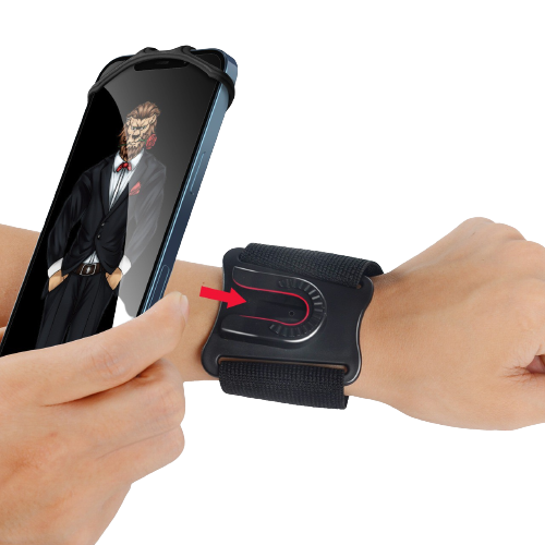 Green Lion Sports Armband - Black