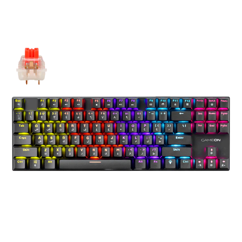 Gameon 80% Mechanical Keyboard Kenora Series GOMK 87-RS