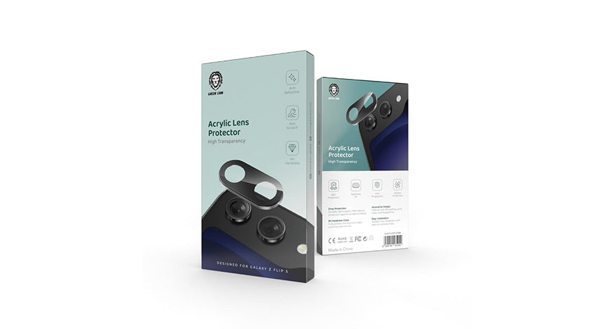 Green Lion Acrylic Lens Camera Lens Galaxy Z FLIP 5