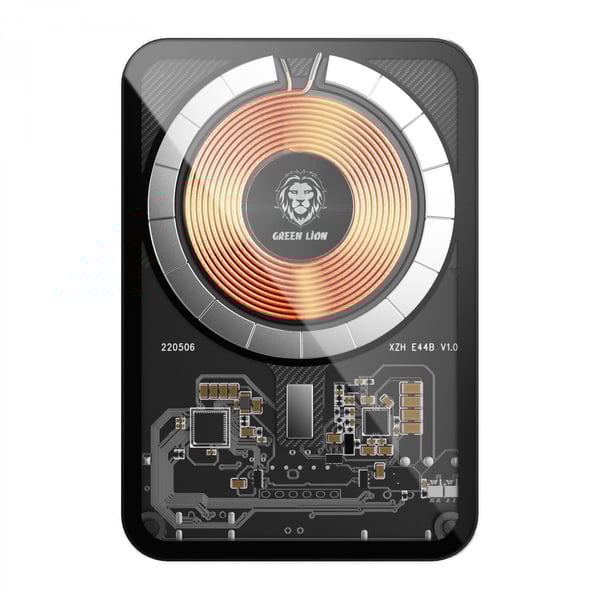 Hoco Transpaent & 3 IN 1 Wireless Charging Small Body Power Bank PD 20W 5.000 Mah Q10