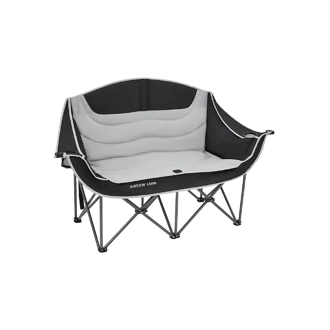 Green Lion Double Camping Chair - Beige