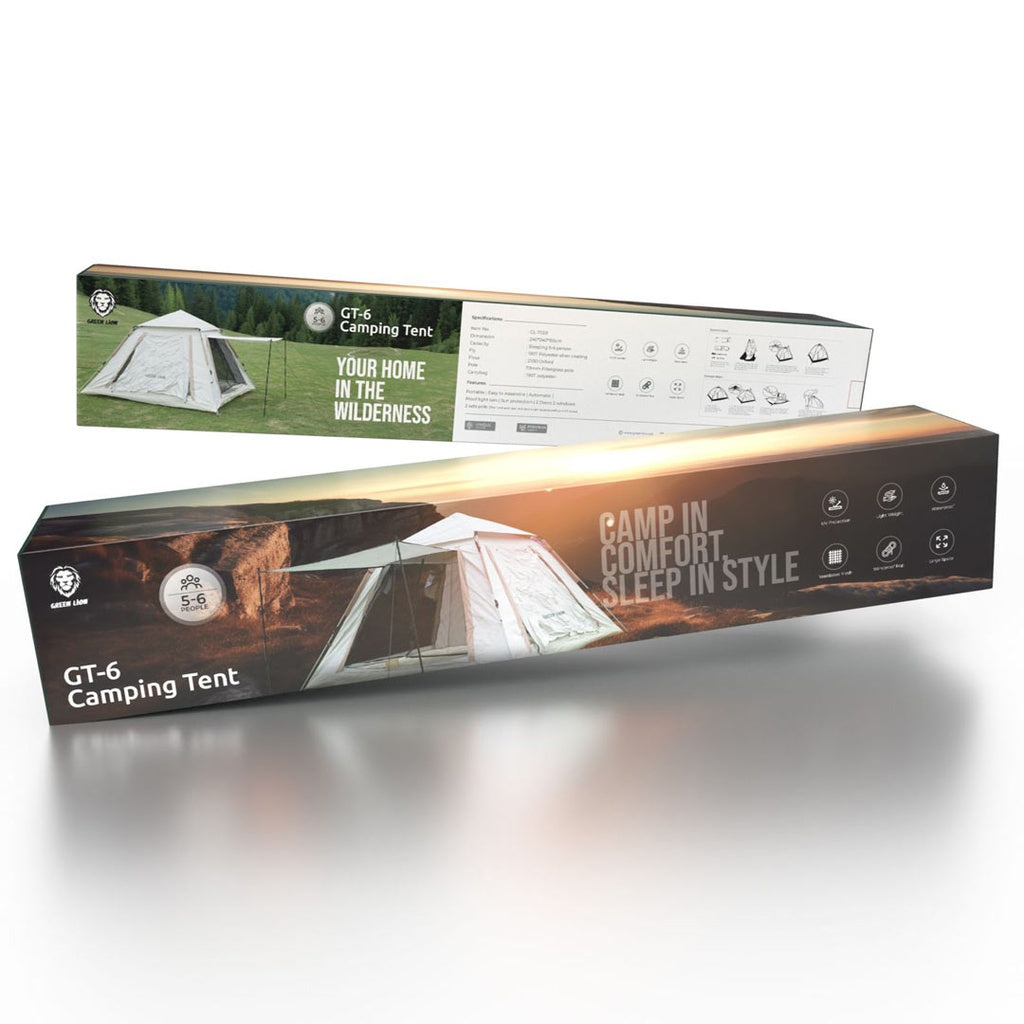 Green Lion GT-6 Camping Tent GL-028 Beige