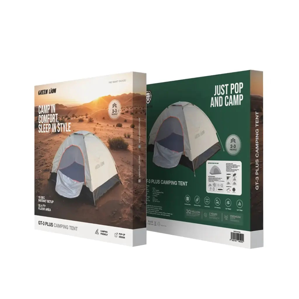 Green Lion GT3-Plus Camping Tent Beige