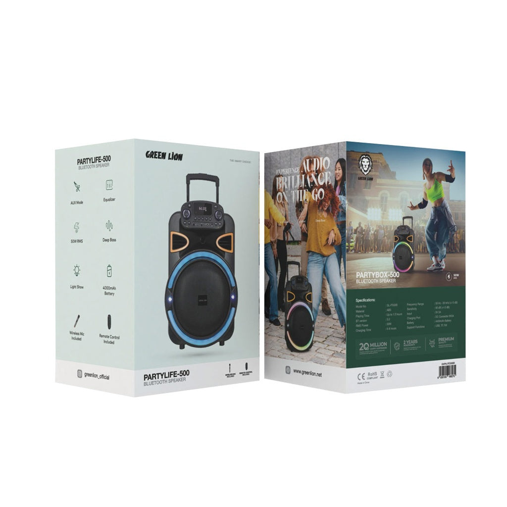 Green Lion Partylife-500 Bluetooth Speaker