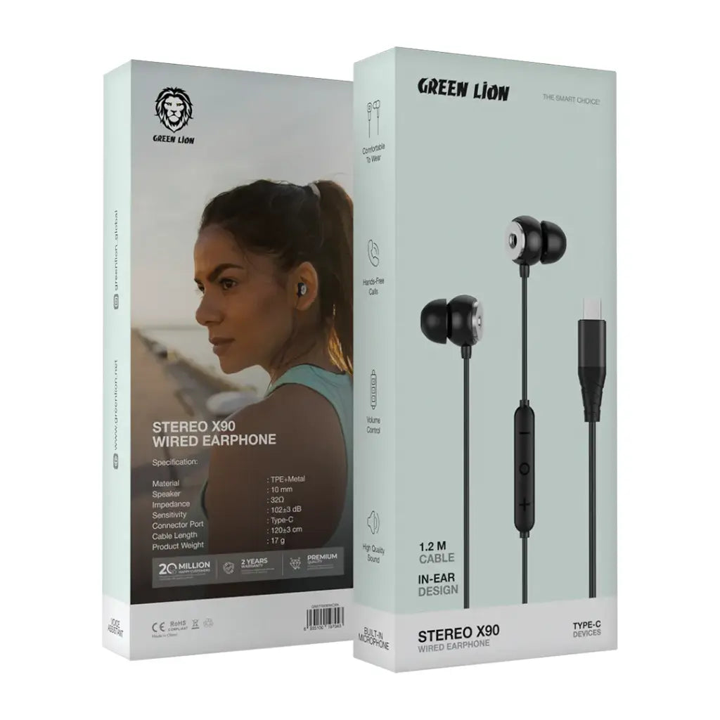 Green Lion Stereo X90 Wired Earphone
