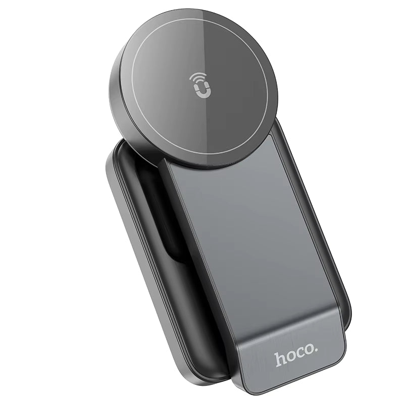 Hoco 3-in1 Folding Magnetic Wireless Fast Charger 15W- CQ3 Black