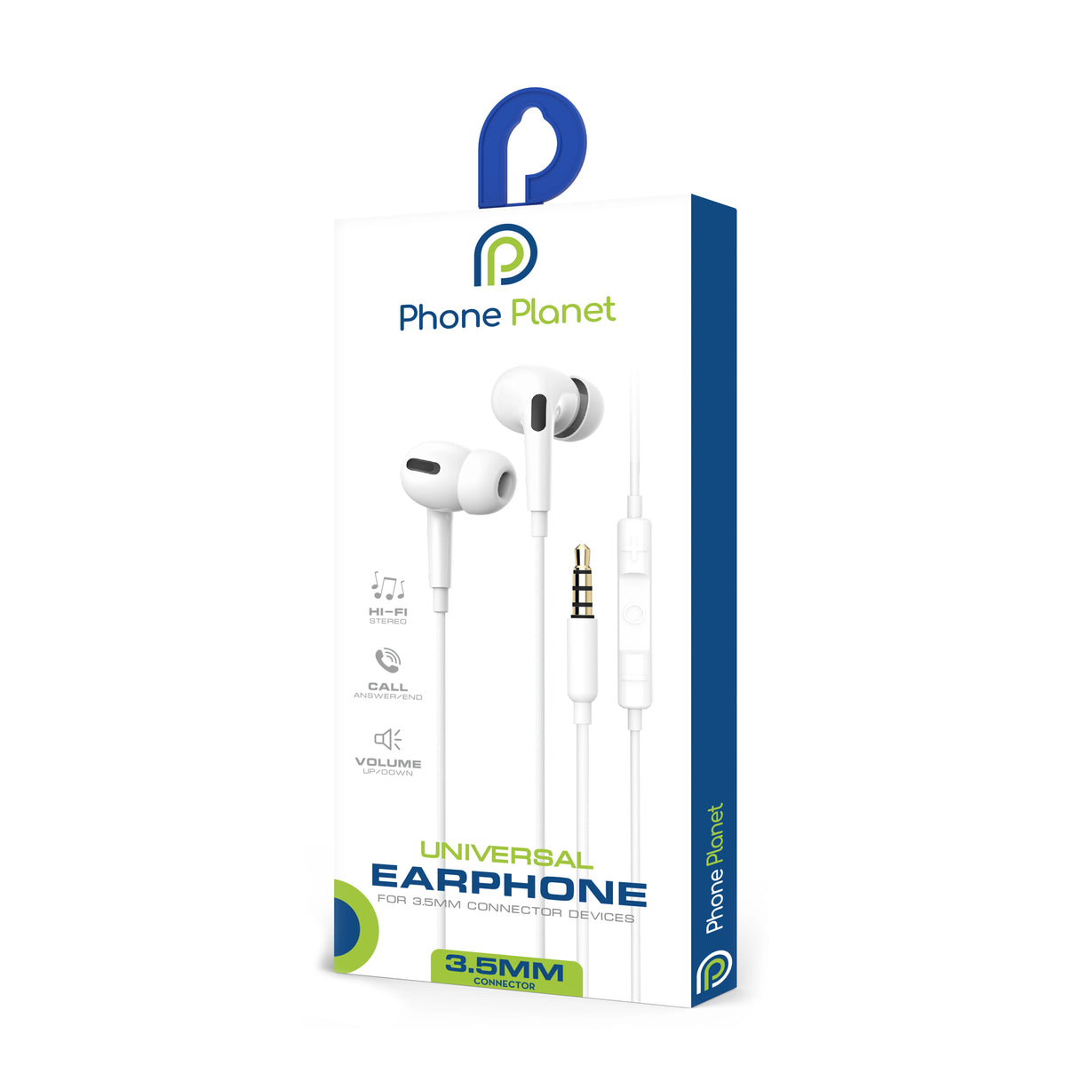 Phone Planet Universal Earphone For 3.5MM Connector Devices PP-HF02-AUX