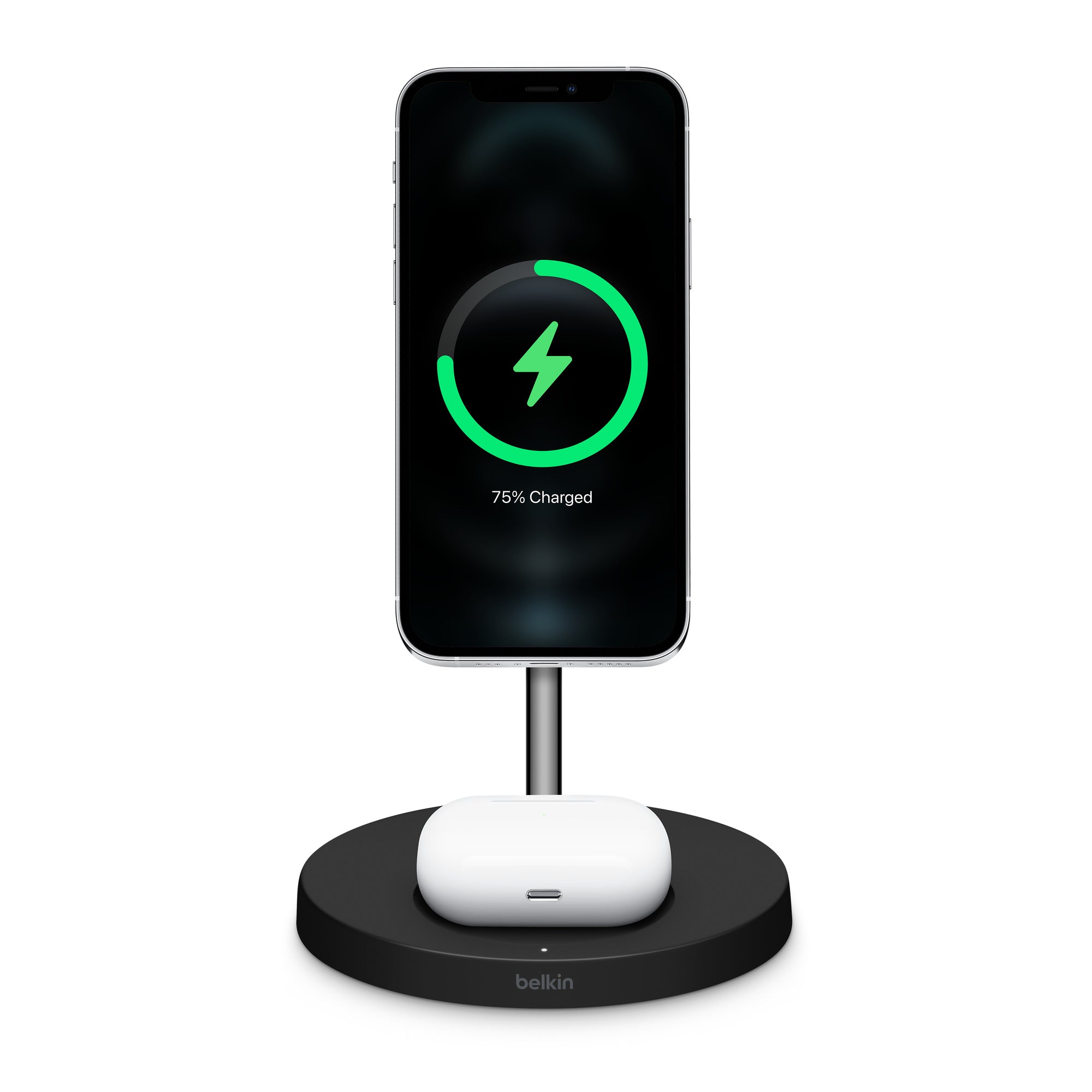 belkin Bost Charger Pro 2 IN 1 Wireless Charger Stand With Magsafe