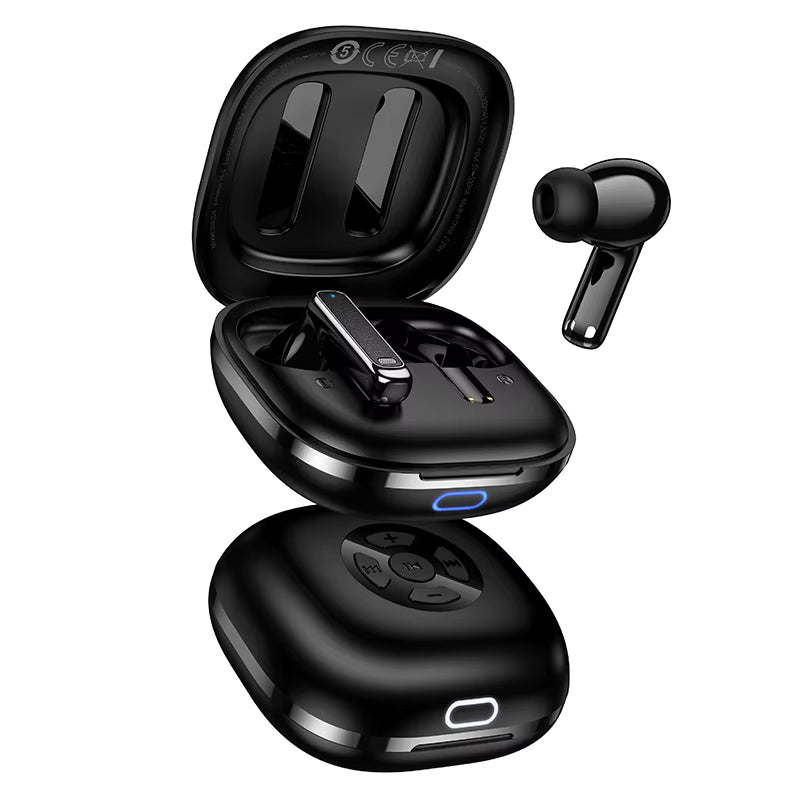 hoco 2 in 1 Remote Control TWS Headset EW204 Black